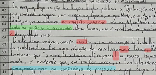 Correção de redação